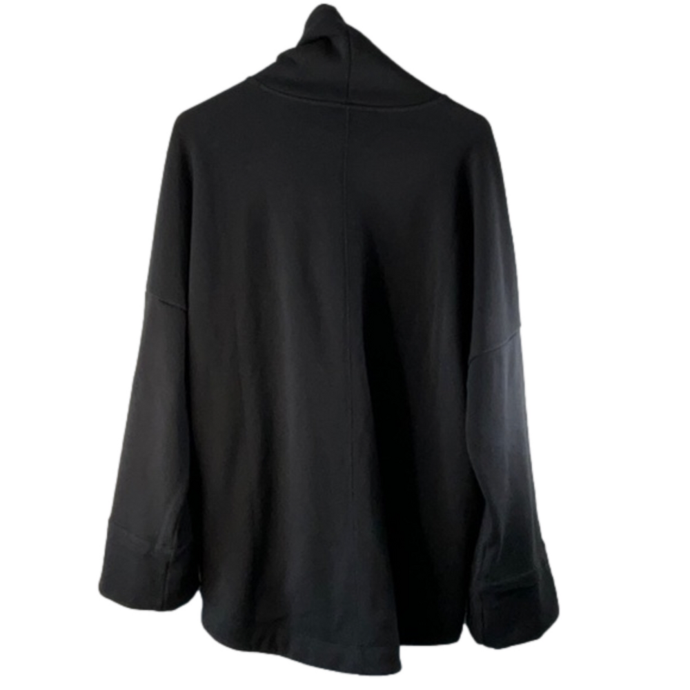 Athleta Oversized Cowl Neck Sweat Shirt with Pockets Size Medium - Picture 4 of 9